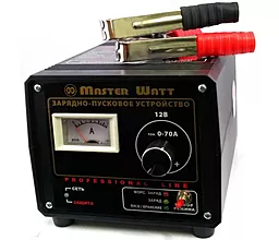 Зарядний пристрій MasterWatt 12V 7-500Ah з регулятором струму до 30A 150-250V 70А + Амперметр (MW-PZU12-70A)