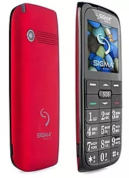 Мобільний телефон Sigma mobile Comfort 50 Slim Black-Red - мініатюра 3