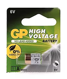Батарейки GP 11A 1 шт (GP11AF-U5) - фото Батарейки GP 11A 1 шт (GP11AF-U5)