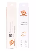 USB Кабель Powermax Premium Lightning Cable OEM White (PWRMXC1L) - мініатюра 3