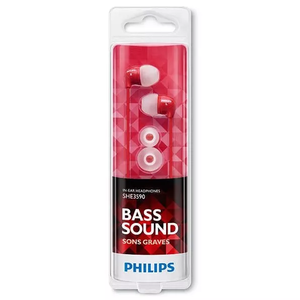Наушники Philips SHE3590RD/10 Red - фото 2