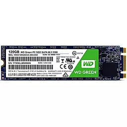 Накопичувач SSD Western Digital Green 120 GB M.2 2280 (WDS120G1G0B)