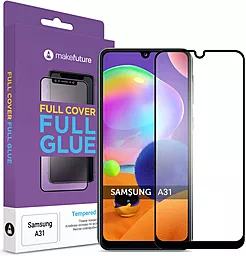 Защитное стекло MAKE Full Cover Full Glue Samsung A315 Galaxy A31 Black (MGFSA31)