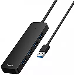 USB-A хаб Baseus UltraJoy Series 4-in-1 black (B0005280B111-02)