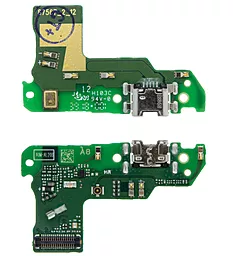Нижняя плата Huawei Y6 2018 (ATU-L21 / ATU-L22) / Y6 Prime 2018 с разъемом зарядки и микрофоном Original - фото Нижняя плата Huawei Y6 2018 (ATU-L21 / ATU-L22) / Y6 Prime 2018 с разъемом зарядки и микрофоном Original