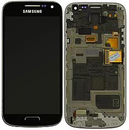 Дисплей Samsung Galaxy S4 mini I9190, I9192, I9195 с тачскрином и рамкой, оригинал, Black