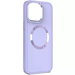 Чехол Epik TPU Bonbon Metal Style with MagSafe для Apple iPhone 11 Lavender