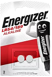 Батарейки Energizer 189 / LR54 Alkaline 1.5V 2шт - фото Батарейки Energizer 189 / LR54 Alkaline 1.5V 2шт