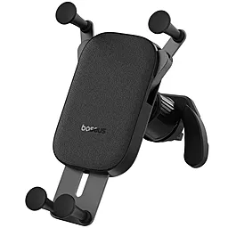 Держатель Baseus UltraControl Mega Series Folding Screen Phone Car Mount Black (C40465400111-00) - фото Держатель Baseus UltraControl Mega Series Folding Screen Phone Car Mount Black (C40465400111-00)