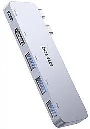 Мультипортовый USB Type-C хаб Baseus 5-in-1 USB 4.0 gray (B00052801811-04)