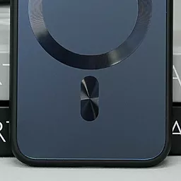 Чохол Epik TPU+Glass Sapphire Midnight with MagSafe для Apple iPhone 14 Black - мініатюра 2