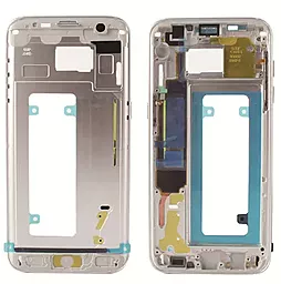 Рамка для дисплея Samsung Galaxy S7 Edge G935, Original Gold - фото Рамка для дисплея Samsung Galaxy S7 Edge G935, Original Gold