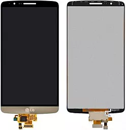 Дисплей LG G3 с тачскрином, оригинал, Gold - фото Дисплей LG G3 с тачскрином, оригинал, Gold