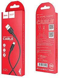 Кабель Hoco X25 Soarer Charging USB-A - Type-C 10w 1м cable Black - мініатюра 5 Кабель Hoco X25 Soarer Charging USB-A - Type-C 10w 1м cable Black - мініатюра 5