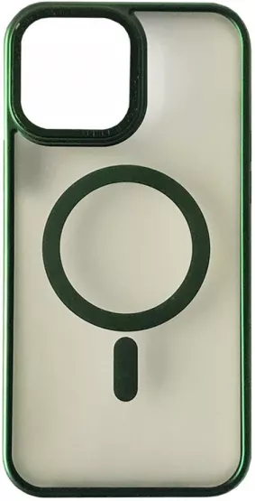 Чехол  Perfect Case with MagSafe для Apple iPhone 14 Pro Max Titanium Green - фото 1