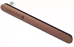 Заглушка разъема USB и карты памяти Sony D6633 Xperia Z3 Dual Copper - фото Заглушка разъема USB и карты памяти Sony D6633 Xperia Z3 Dual Copper