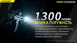 Ліхтарик акумуляторний Nitecore MH25 V2 (6-1014_v2) (1x18650, 1x21700, 2xCR123, 2xRCR123) - мініатюра 9 Ліхтарик акумуляторний Nitecore MH25 V2 (6-1014_v2) (1x18650, 1x21700, 2xCR123, 2xRCR123) - мініатюра 9