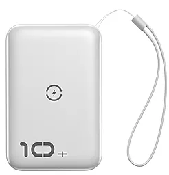 Повербанк Baseus Mini S Bracket Wireless 10000 mAh White (PPXFF10W-02)