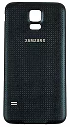 Задняя крышка корпуса Samsung Galaxy S5 G900F / G900H Charcoal Black - фото Задняя крышка корпуса Samsung Galaxy S5 G900F / G900H Charcoal Black