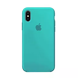 Чехол Silicone Case Full для Apple iPhone XR Azure
