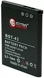 Акумулятор Sony Ericsson BST-43 / BMS6357 (850 mAh) ExtraDigital - мініатюра 2