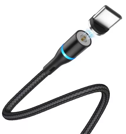 Кабель Borofone BU16 USB-A - Type-C 15w 3a 1.2м cable Black - фото 3