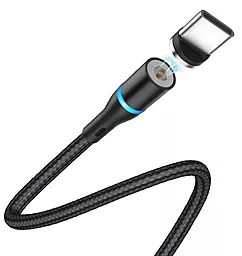 Кабель Borofone BU16 USB-A - Type-C 15w 3a 1.2м cable Black - миниатюра 3 Кабель Borofone BU16 USB-A - Type-C 15w 3a 1.2м cable Black - миниатюра 3
