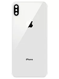 Задняя крышка корпуса Apple iPhone XS Max  со стеклом камеры Original Silver
