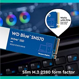 Накопичувач SSD Western Digital Blue SN570 500 GB (WDS500G3B0C) - мініатюра 5