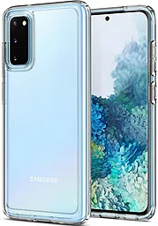 Чехол Spigen Ultra Hybrid Samsung G980 Galaxy S20 Crystal Clear (ACS00792)