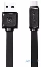 Кабель USB Remax Fast USB Type-C Cable Black (RT-C1)