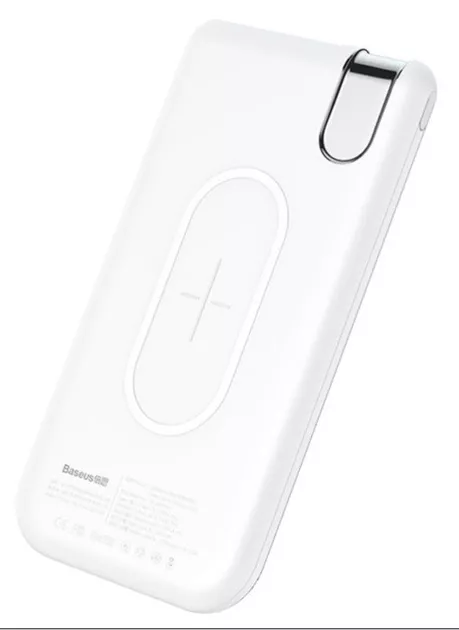 Повербанк Baseus Thin 10000mAh White (PPALL-QY02) - фото 4