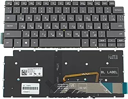 Клавіатура для ноутбуку Dell Inspiron 5390, 5490, 7490 з підсвіткою клавіш без рамки Original Black