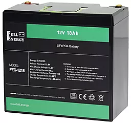 Аккумуляторная батарея Full Energy 12V 18Ah LiFePo4 (FEG-1218)