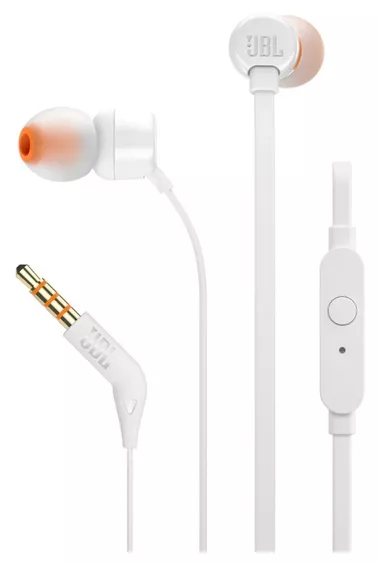 Наушники JBL T110 White - фото 1