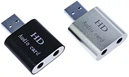 Внешняя звуковая карта Dynamode USB 8 (7.1) каналов 3D Aluminium Silver (USB-SOUND7-ALU) - миниатюра 4