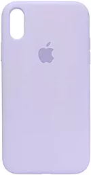 Чехол Silicone Case Full для Apple iPhone X, iPhone XS Lilac