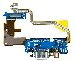 Нижняя плата LG G7 ThinQ G710N / Q9 Q925 версия EU с разъемом зарядки, с микросхемой и микрофоном