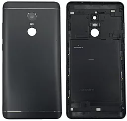 Задня кришка корпусу Xiaomi Redmi Note 4X MediaTek зі склом камери Black
