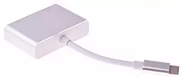 Видео переходник (адаптер) Upex USB Type-C - HDMI/VGA Silver (UP10129) - миниатюра 2
