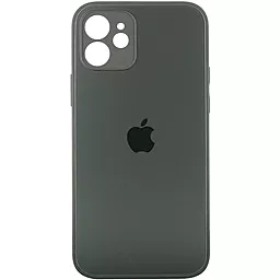 Чохол Epik TPU+Glass Matte Candy Full camera Apple iPhone 12  Green