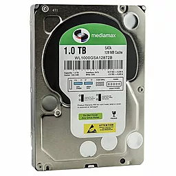 Жесткий диск Mediamax 1TB 7200rpm 128MB (WL1000GSA12872B_) - фото Жесткий диск Mediamax 1TB 7200rpm 128MB (WL1000GSA12872B_)