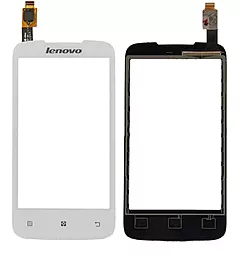 Сенсор (тачскрин) Lenovo A376 White - фото Сенсор (тачскрин) Lenovo A376 White