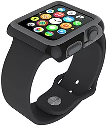 Чехол для умных часов Apple Watch CandyShell Fit Case 38mm Black/Grey (SPK-A4134) - миниатюра 2