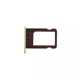 Держатель (лоток) Сим карты iPhone 5C Green - миниатюра 3