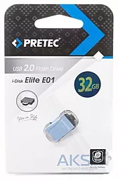 Флешка Pretec Elite 32Gb (E2T32G-1BU) Blue - миниатюра 2 Флешка Pretec Elite 32Gb (E2T32G-1BU) Blue - миниатюра 2