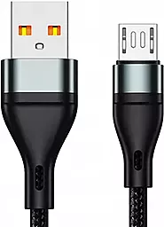 Кабель USB Jellico B16 15W 3.1A micro USB Cable Black