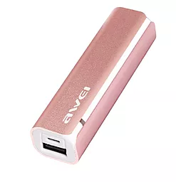 Повербанк Awei P90k 2600 mAh Pink - фото Повербанк Awei P90k 2600 mAh Pink