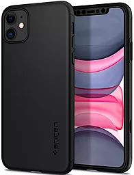 Чехол Spigen Thin Fit Classic Apple iPhone 11 Black (076CS27442)