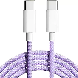 USB PD Кабель EasyLife 60w USB Type-C - Type-C cable purple